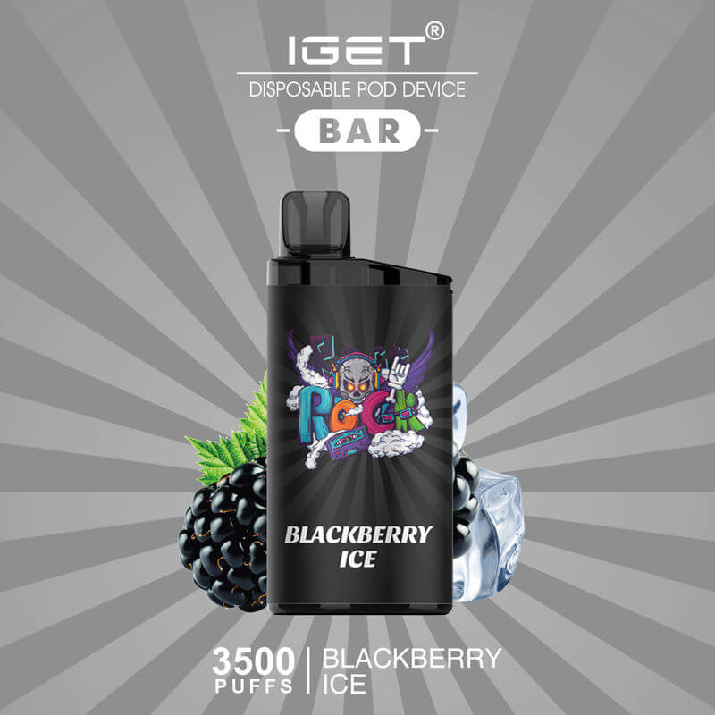 iget bar blackberry ice 3500 puffs comp