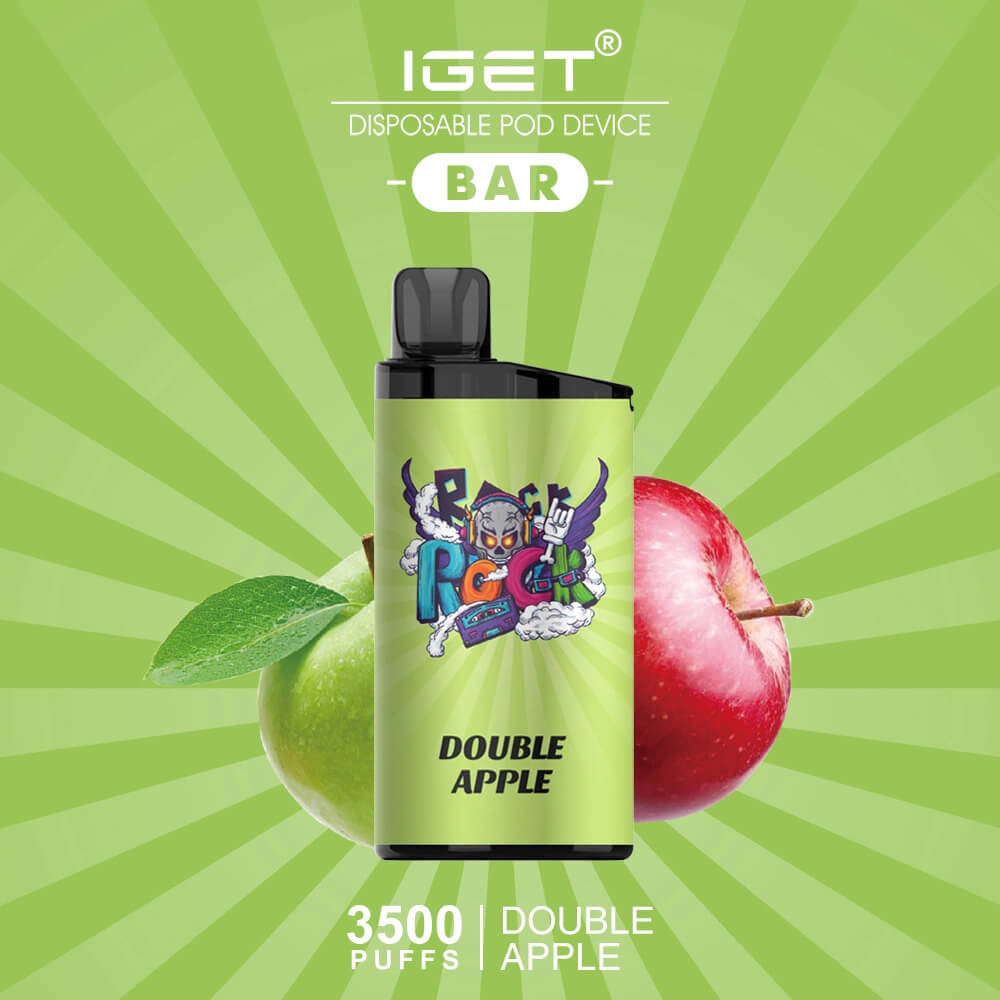 iget bar double apple 3500 puffs comp