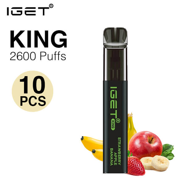 strawberry apple banana iget king 2600 10pcs