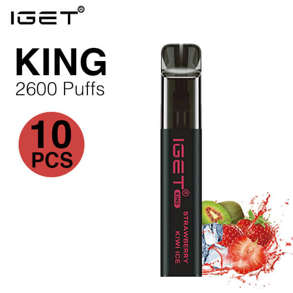 strawberry kiwi ice iget king 2600 10pcs